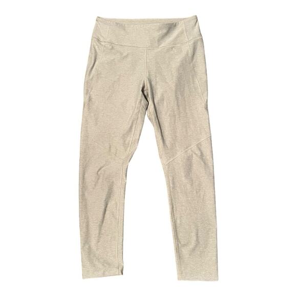 Outdoor Voices Warm Up Leggings Size Medium 7/8 Oatmeal - Picture 4 of 7